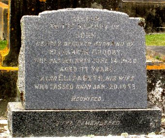 RIP John and Elizabeth Grooby