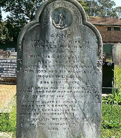 McKinnon Grave