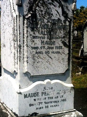 RIP Alexander edward &#a;and Maud Alison