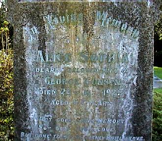 Alice gravestone